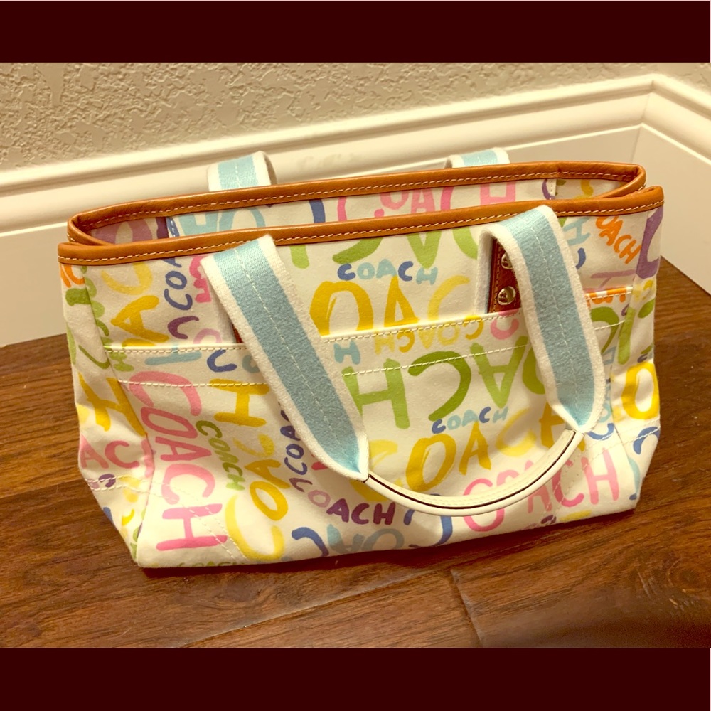 Coach purse great for spring or summer